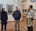بازدید هیأتی از مقامات و شخصیت‌های سیاسی از باغ موزه نگارستان