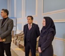 بازدید هیأتی از مقامات و شخصیت‌های سیاسی از باغ موزه نگارستان
